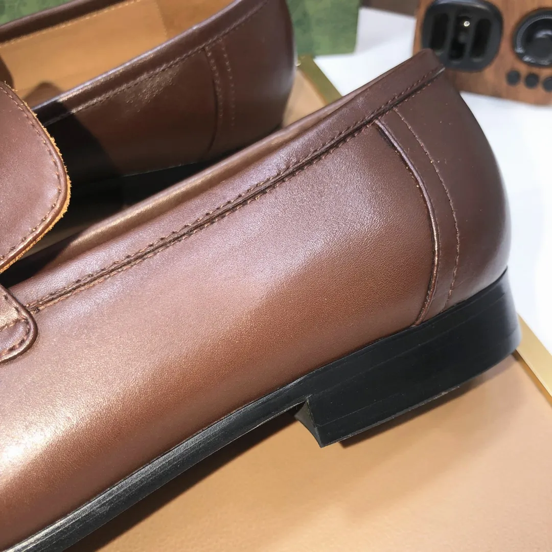 Men's shoes 💰580💰[GUCCI—Gucci] The latest high-end version of Gucci. Official website new model. Available at the same time at counters, the uppers are made of original cowhide imported from Italy/matched with the original special material splicing design concept; "highlight, high-end, grade, extravagance" and exquisite workmanship (original mesh fabric) sole: original factory special outsole size (38-45) (custom-made 45 non-returnable)